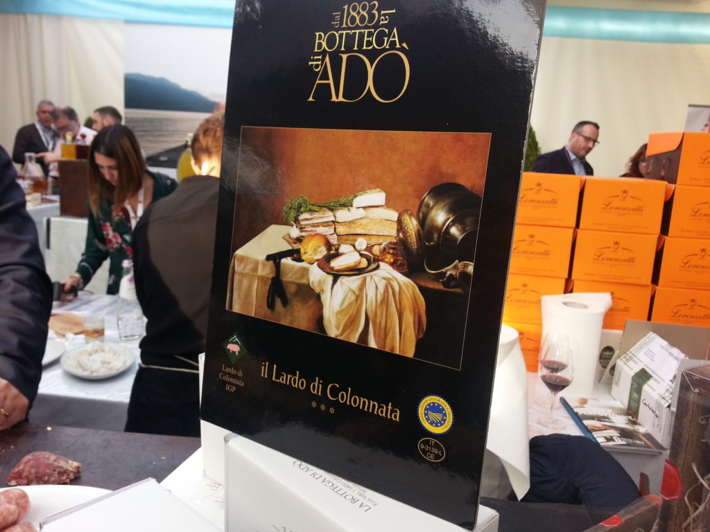 Confezione di lardo della Bottega di Adò