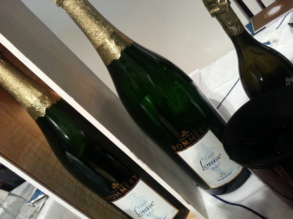 Bottiglie di Champagne Pommery - Cuvée Louise 1995